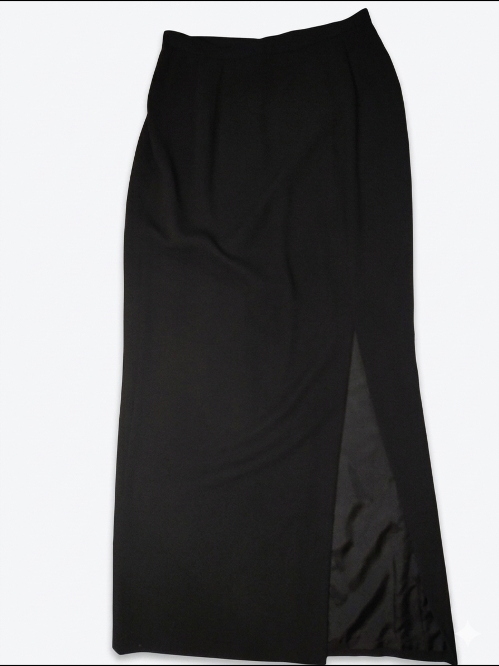Adrianna Papell Black‎ Maxi Skirt with Side Slit Size 12